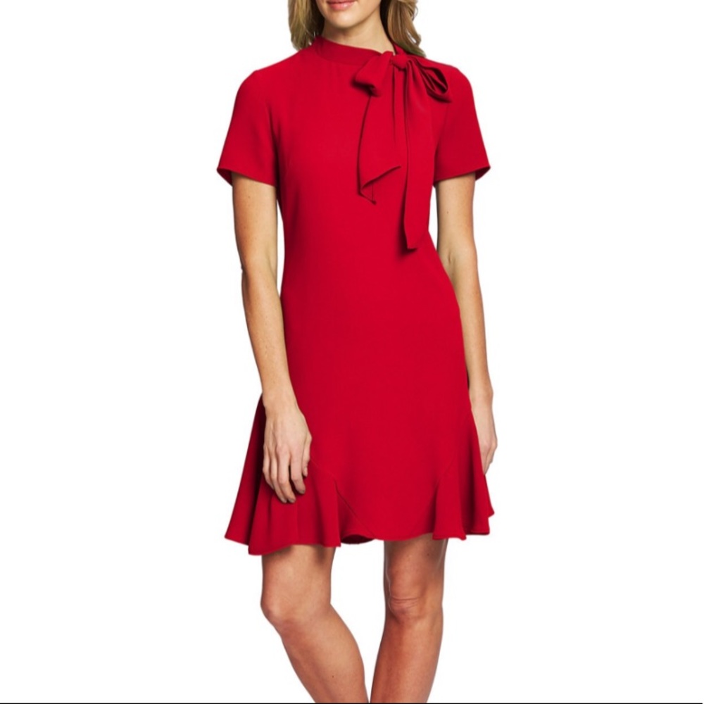💕CeCe Short Sleeve A Line Dress